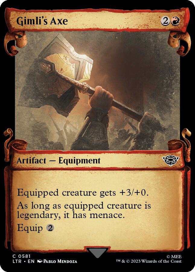 Gimli's Axe (Showcase Scrolls)