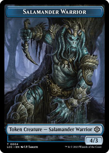 Salamander Warrior // Shapeshifter Double-Sided Token - Commander