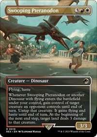 Swooping Pteranodon (Borderless) (Foil)