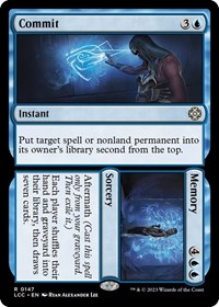 Commit // Memory (Commander: The Lost Caverns of Ixalan)