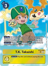 T.K. Takaishi (Alternate Art) - Blast Ace - Digimon card