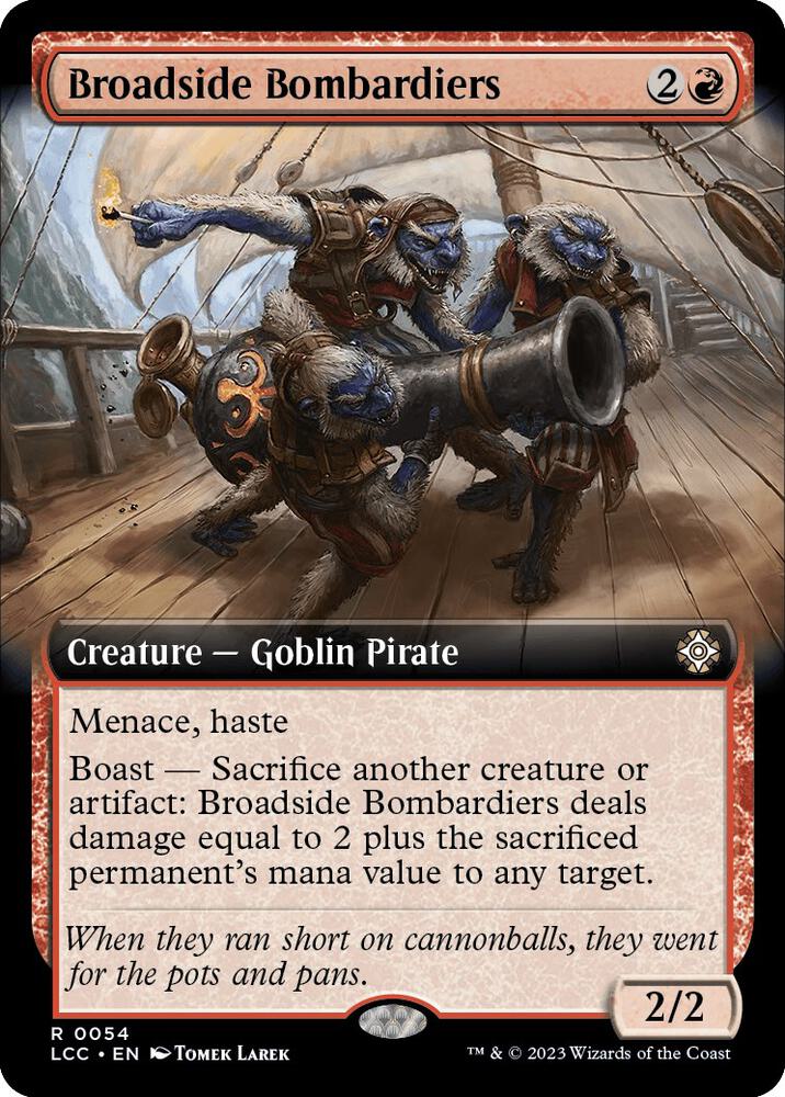 Broadside Bombardiers (Extended Art) - Commander: The Lost Caverns