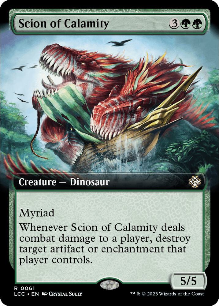 Scion of Calamity (Extended Art) - Commander: The Lost Caverns of
