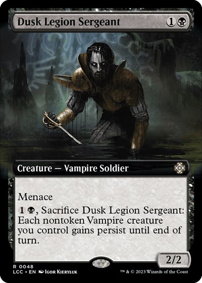 Dusk Legion Sergeant Extended Art