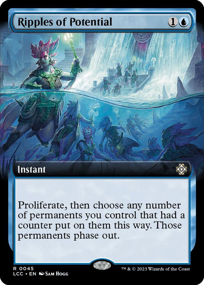 Ripples of Potential (Extended Art) - Commander: The Lost Caverns