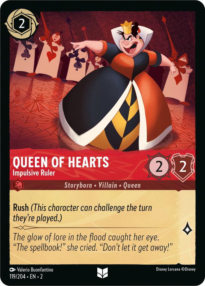 Queen of Hearts - Impulsive Ruler - Rise of the Floodborn - Disney
