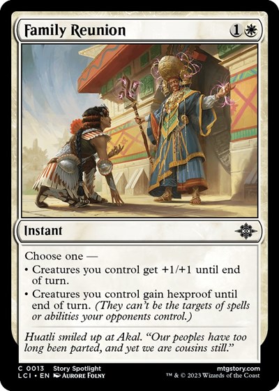 Family Reunion from LCI #13, Magic: The Gathering card