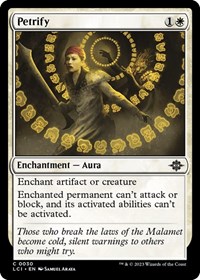 Petrify - The Lost Caverns of Ixalan - Magic: The Gathering card