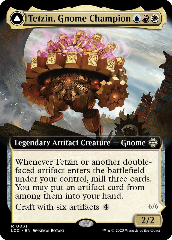 ドンチャン Tetzin, Gnome Champion (Extended Art) - Commander: The Lost