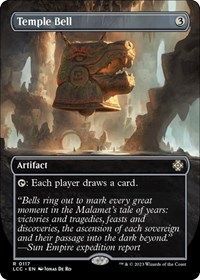Temple Bell (Borderless) - Commander: The Lost Caverns of Ixalan - Magic: The Gathering card