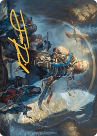 Admiral Brass, Unsinkable Art Card (Gold-Stamped Signature)