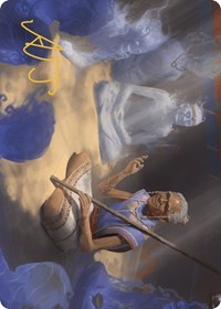 Ancestral Reminiscence Art Card (Gold-Stamped Signature)