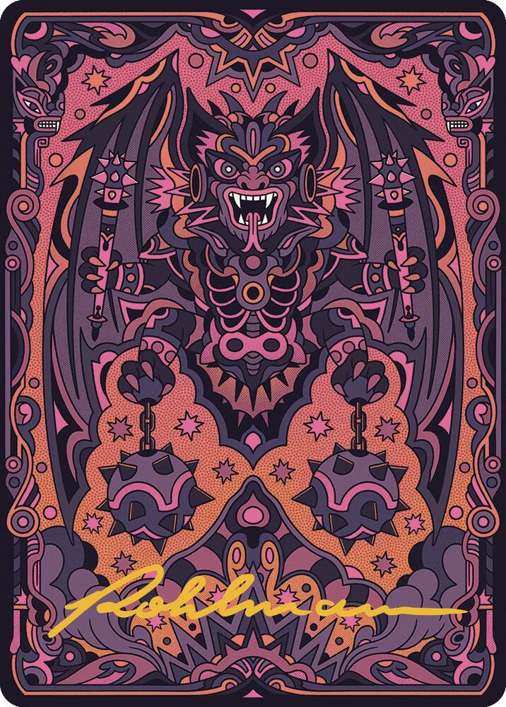 Bloodletter of Aclazotz Art Card (61/81) (Gold-Stamped Signature