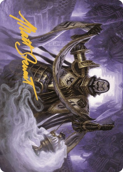 Clavileno First of the Blessed Art Card 70 81 Gold Stamped Signature