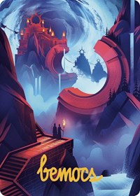 Mountain Art Card (Gold-Stamped Signature) (Art Series: The Lost Caverns of Ixalan)