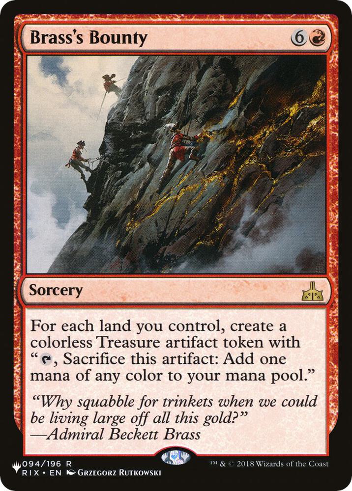 Brass's Bounty - The List Reprints - Magic: The Gathering - TCGplayer.com Brass's Bounty - The List Reprints - Magic: The Gathering - TCGplayer.com