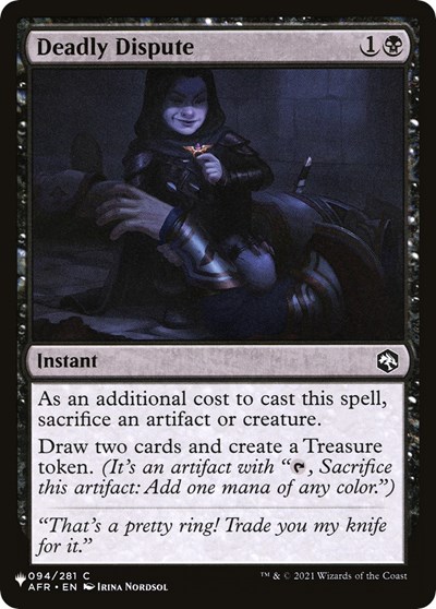 Deadly Dispute (The List) PLST AFR-94 Magic card