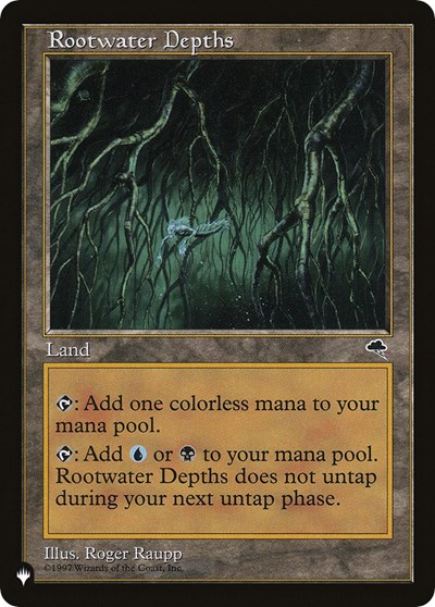 Rootwater Depths (The List) from PLST #TMP-323, Magic: The Gathering card