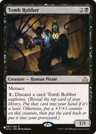 Tomb Robber (The List) PLST RIX-87 Magic card