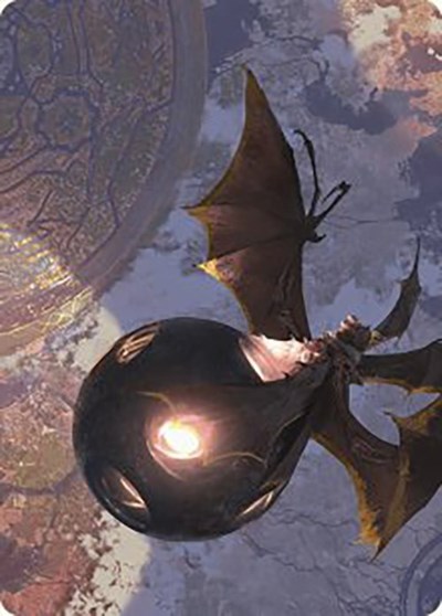 Malicious Eclipse Art Card Gold Stamped Signature