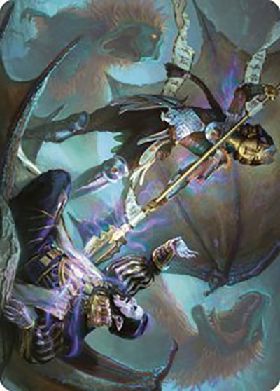 Huatlis Final Strike Art Card Gold Stamped Signature