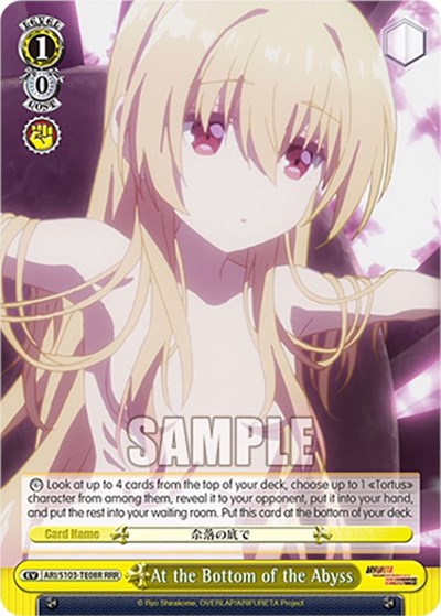 At the Bottom of the Abyss (RRR) Arifureta: From Commonplace to World's Strongest card price