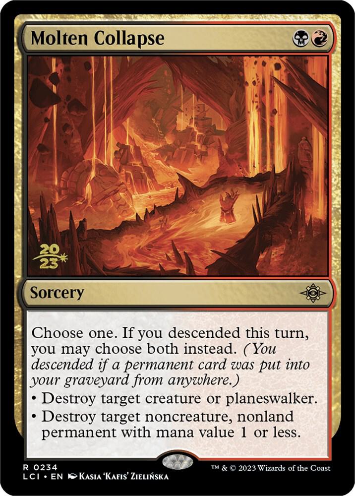 Molten Collapse #234s — The Lost Caverns of Ixalan Promos
