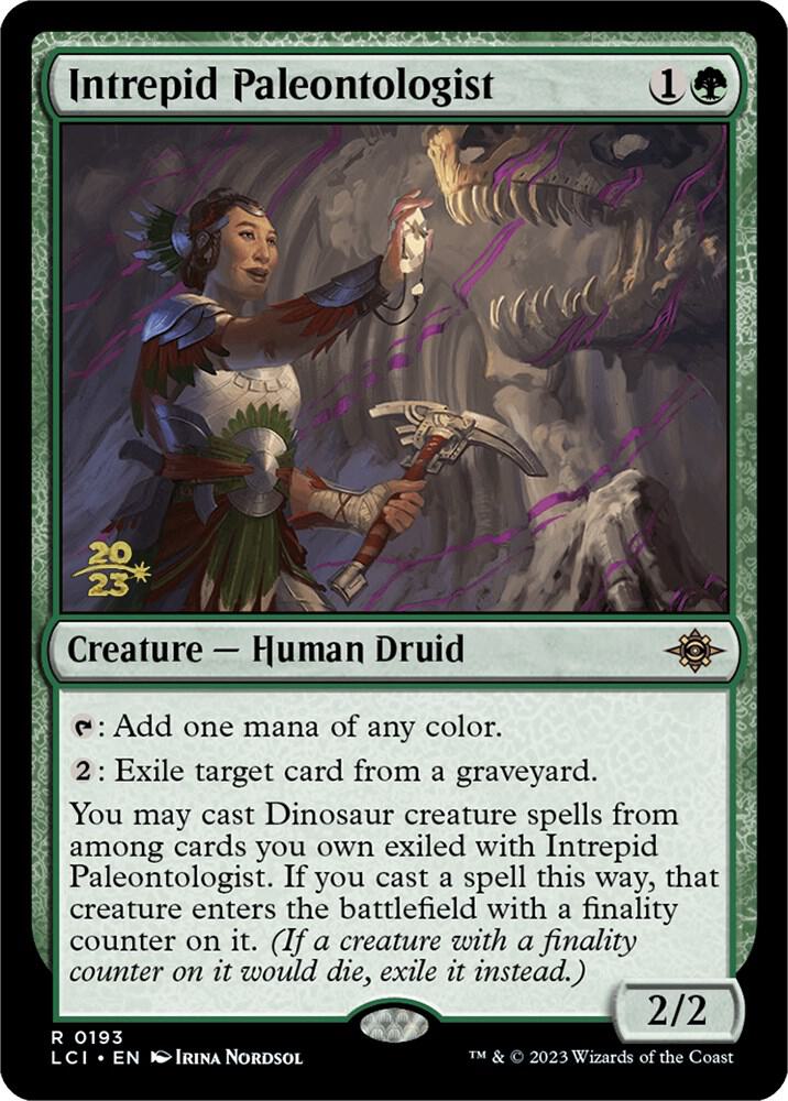 Intrepid Paleontologist #193s — The Lost Caverns of Ixalan Promos