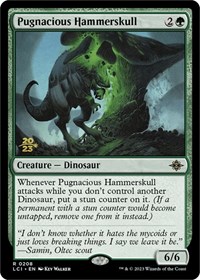 Pugnacious Hammerskull - Prerelease Cards - Magic: The Gathering card