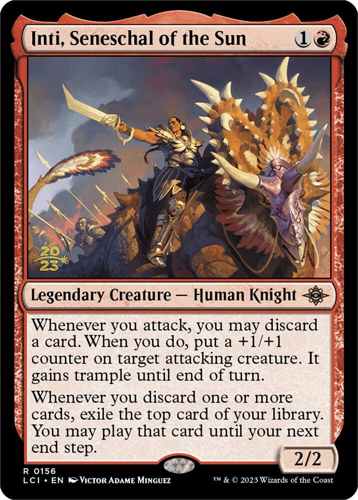 Inti, Seneschal of the Sun #156s — The Lost Caverns of Ixalan Promos