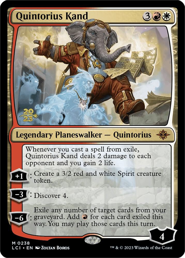 Quintorius Kand #238s — The Lost Caverns of Ixalan Promos