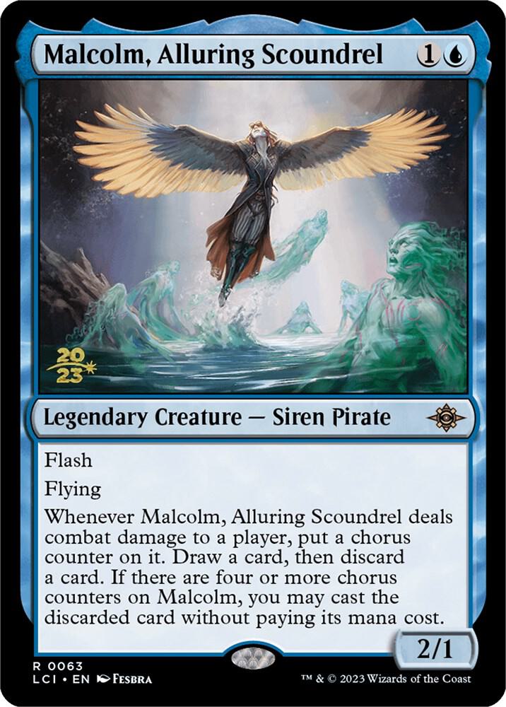 Malcolm, Alluring Scoundrel #63s — The Lost Caverns of Ixalan Promos