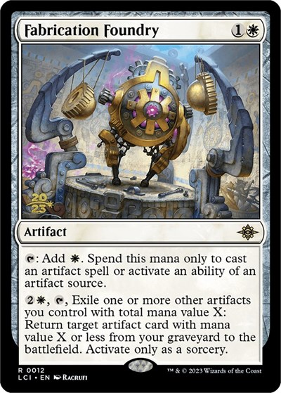 Fabrication Foundry (Prerelease) from PLCI #12s, Magic: The Gathering card