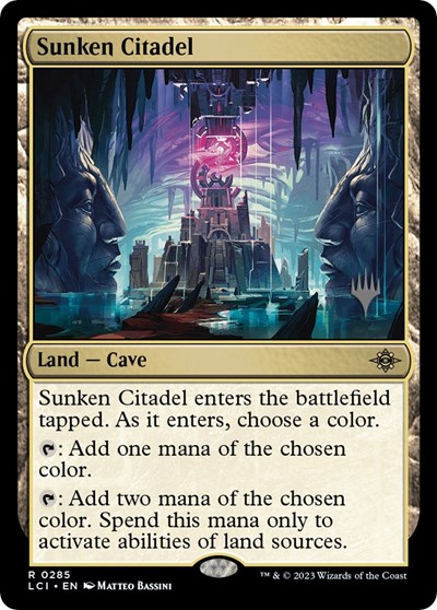 Sunken Citadel (Promo Pack) from PLCI #285p, Magic: The Gathering card