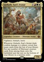 gishath mtg commander deck Gishath, Sun's Avatar DINOSAUR Tribal Magic MTG Commander Deck