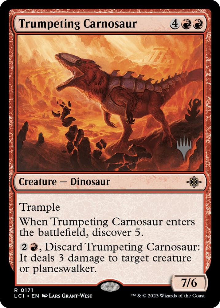 Trumpeting Carnosaur - Promo Pack: The Lost Caverns of Ixalan