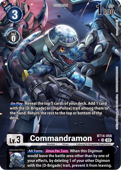 Commandramon (Alternate Art) Blast Ace card price