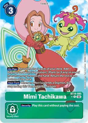 Mimi Tachikawa (Alternate Art) - Blast Ace - Digimon Card Game