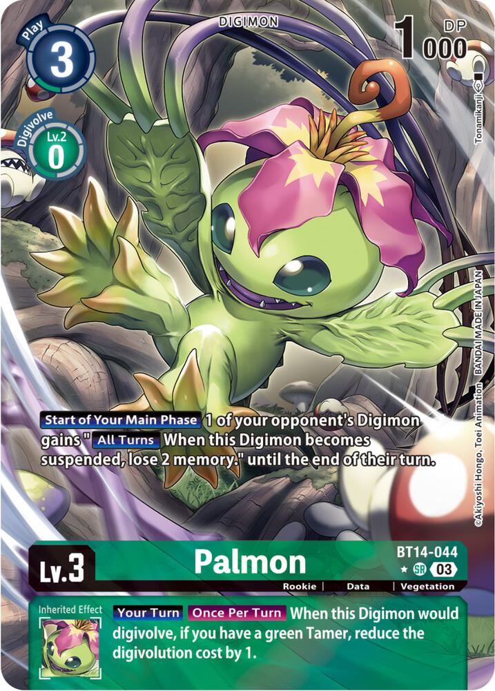 Palmon Alternate Art digimon card