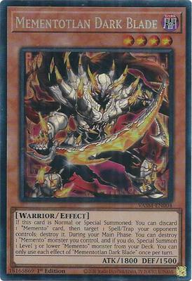 Mementotlan Dark Blade (CR) - Valiant Smashers - YuGiOh