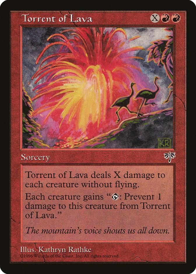 Torrent of Lava - Mirage - Magic: The Gathering - TCGplayer.com