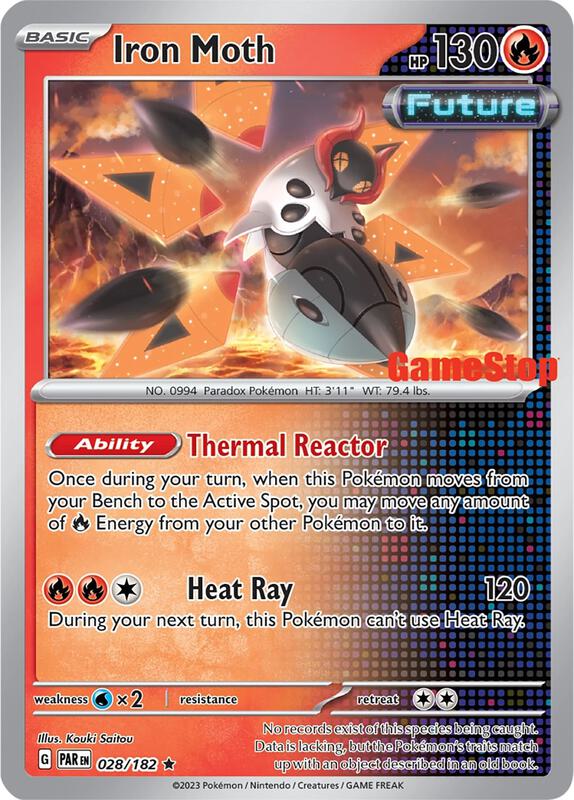 Iron Moth - 028/182 (Gamestop Promo) 028/182 from Miscellaneous Cards & Products