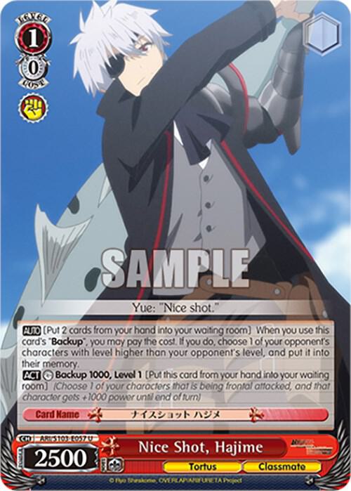 Nice Shot, Hajime