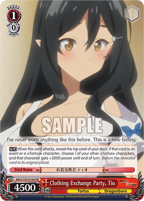 Clothing Exchange Party, Tio