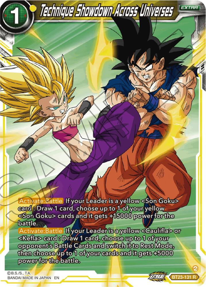 Technique Showdown Across Universes #BT23-131 — Perfect Combination
