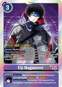 Eiji Nagasumi - Blast Ace Pre-Release Cards - Digimon card