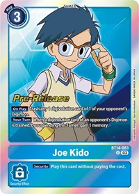 Joe Kido (Blast Ace Pre-Release Cards)