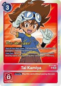 Tai Kamiya (Blast Ace Pre-Release Cards)