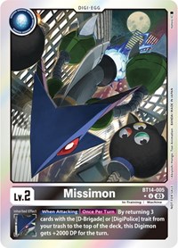 Missimon (Blast Ace Box Promotion Pack) - Blast Ace - Digimon card