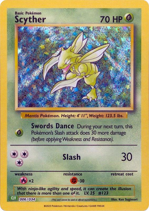 Scyther 006/034 from Trading Card Game Classic